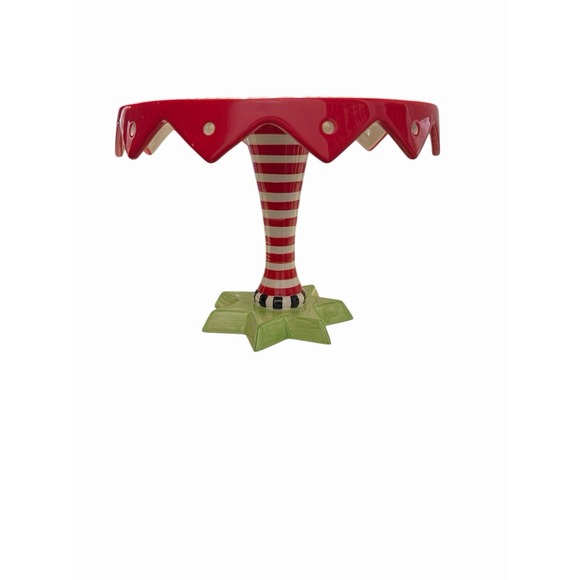 Patience Brewster Other - Candy Cane/ Peppermint Cake Stand 56.50540 Cake Plate Department 56